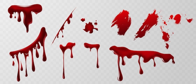 Halloween blood blood drip design for banner template vector illustration