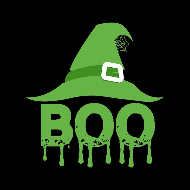 Halloween boe-illustratieontwerp