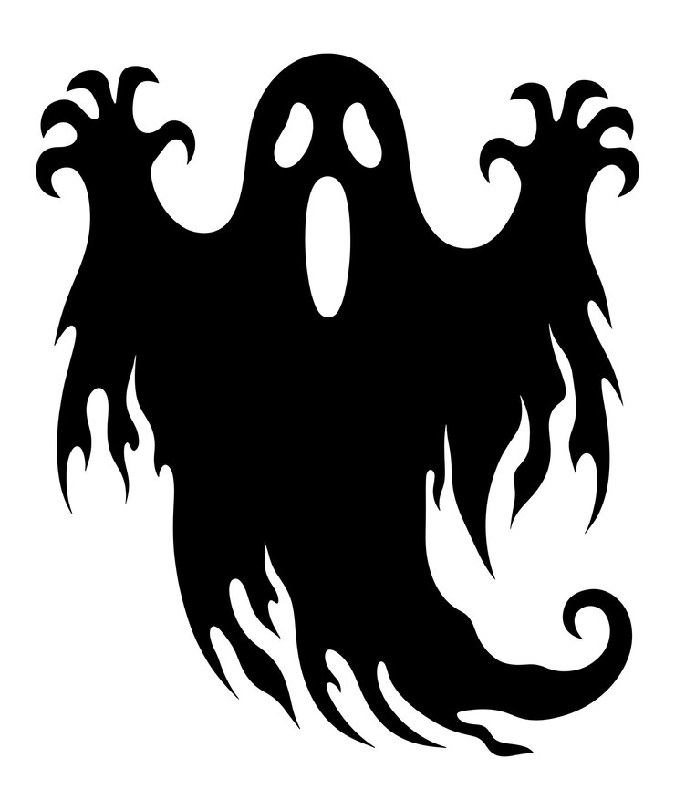Halloween Boo Silhouette