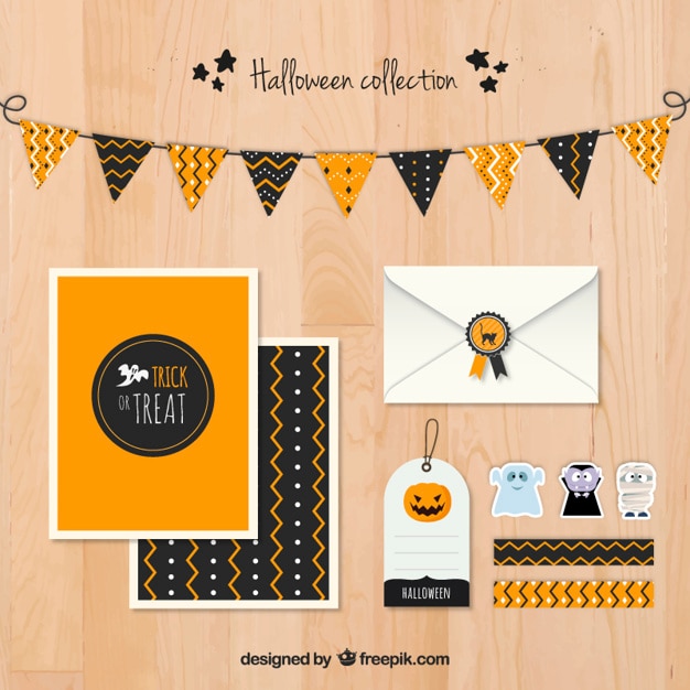 Halloween briefpapier collectie