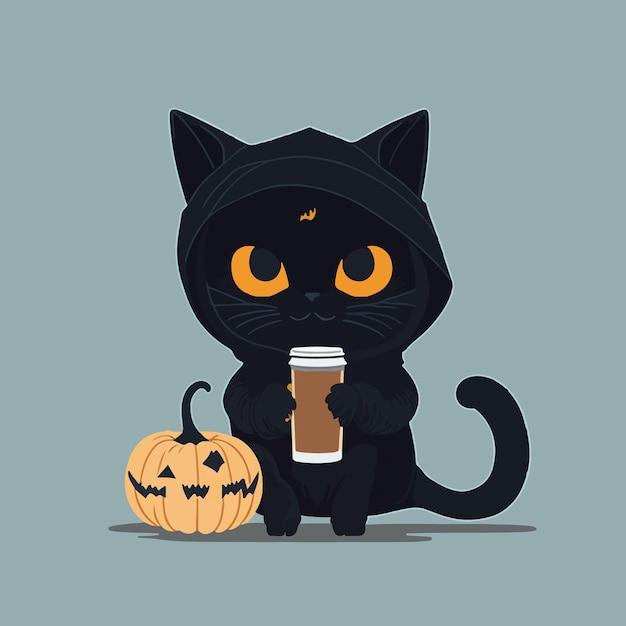 ハロウィーン猫