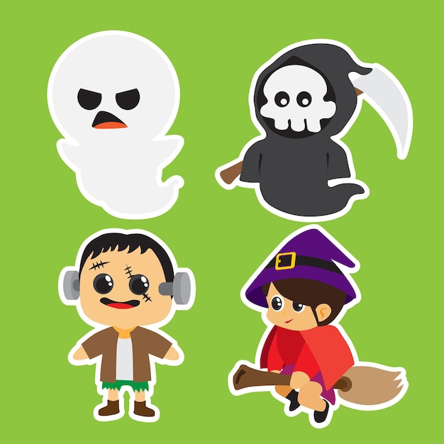 Набор персонажей Хэллоуина