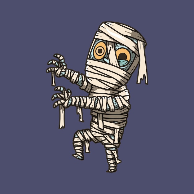 Halloween character Mummy illustration