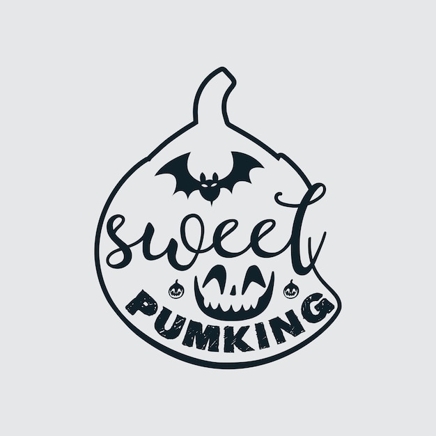 Halloween citaten t-shirt ontwerp