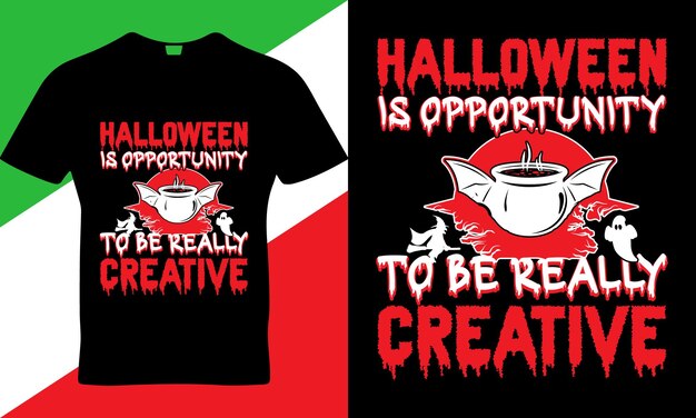 Halloween citaten t-shirt sjabloonontwerp voor Halloween-dag en POD-zaken