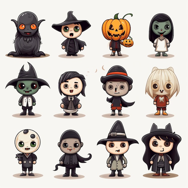 Vettore personaggio di halloween clipart