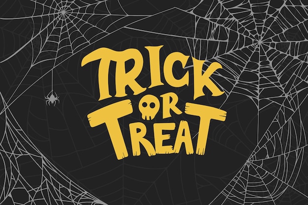 Halloween cobweb background