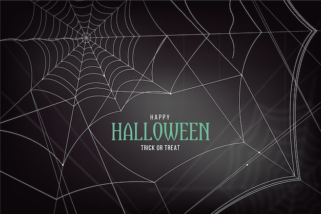 Vector halloween cobweb background