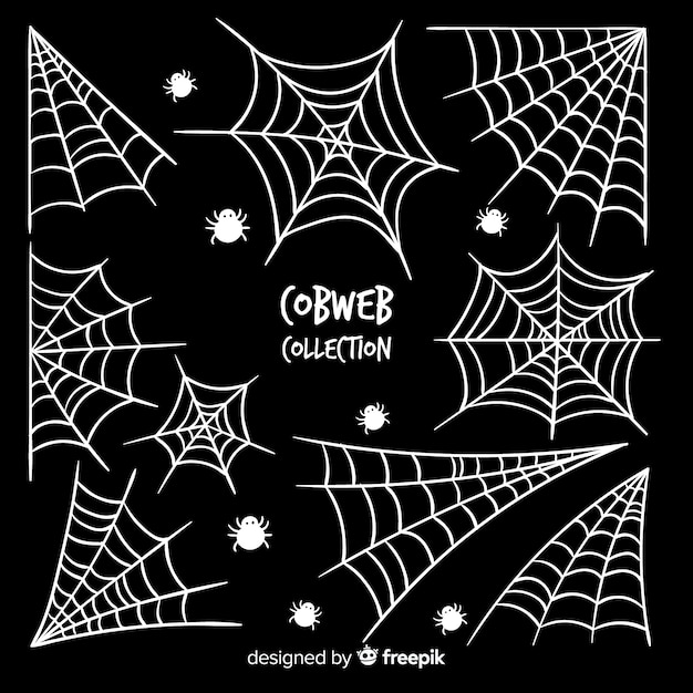 Halloween cobweb collection