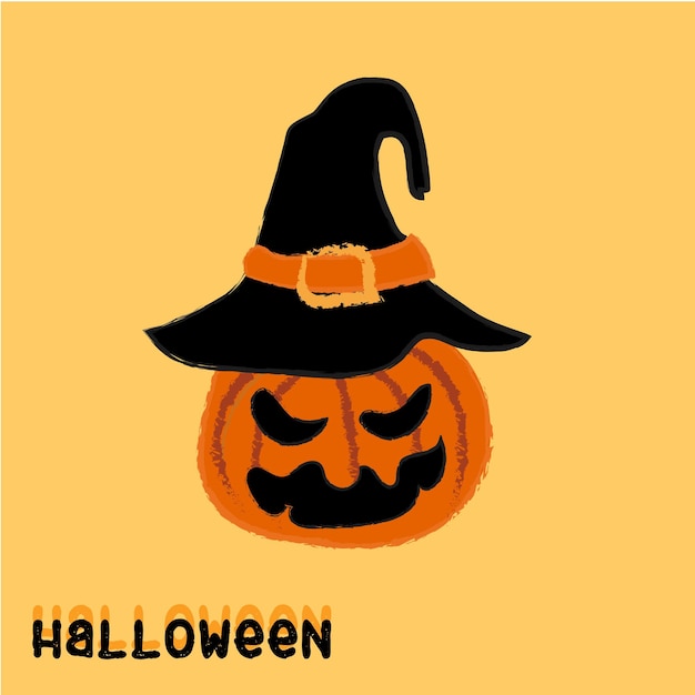 Halloween collection doodle elements . Vector illustration