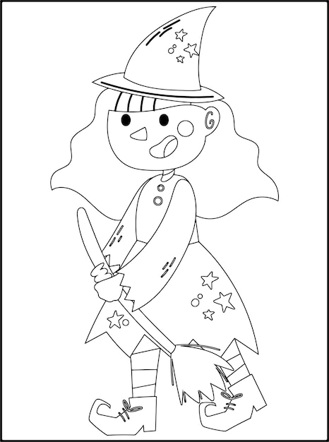 Halloween coloring book for kids