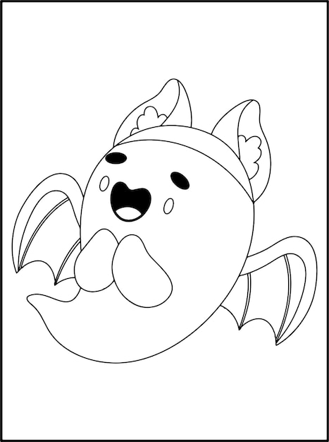 Halloween coloring book for kids