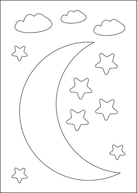 Blueberry coloring page vector folha de trabalho educacional