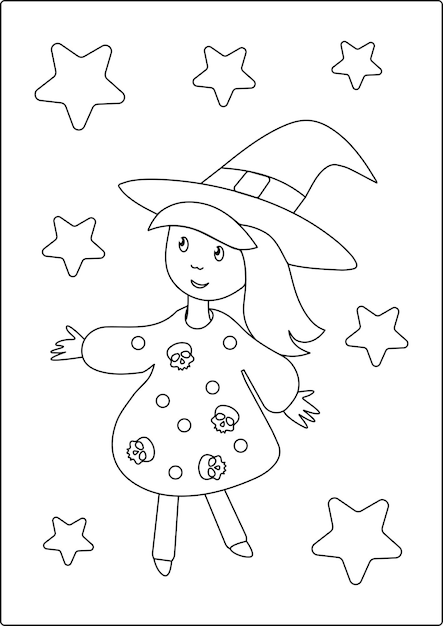 Halloween coloring page