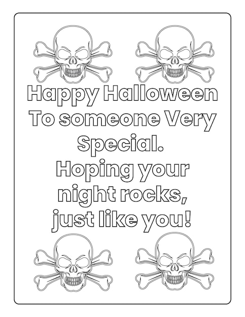 Halloween Coloring Pages for kids with Hand drawn black color pumpkin sketch illustration