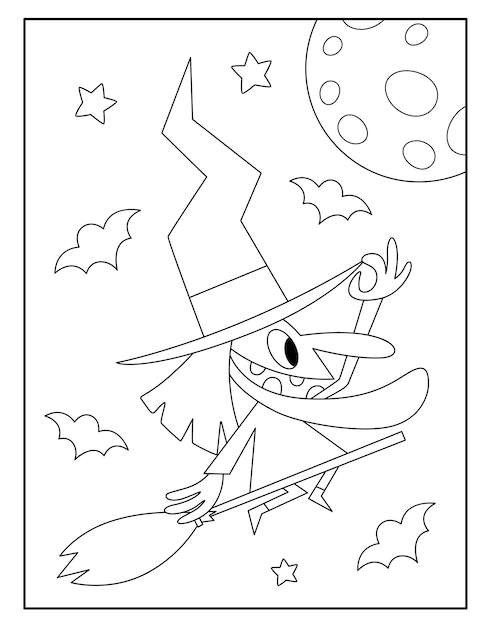 Halloween coloring pages for kids