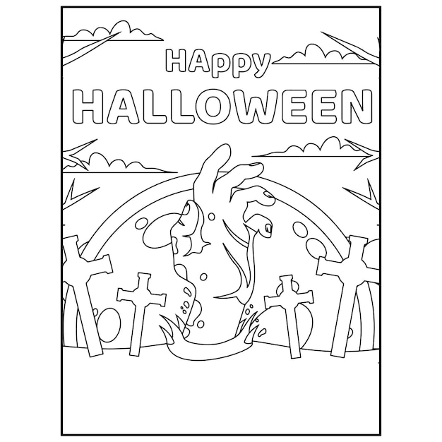 Disegni da colorare di halloween per bambini