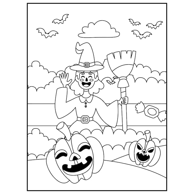 halloween coloring pages for kids