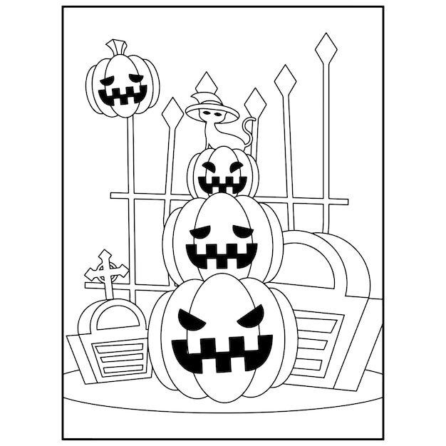 Disegni da colorare di halloween per bambini