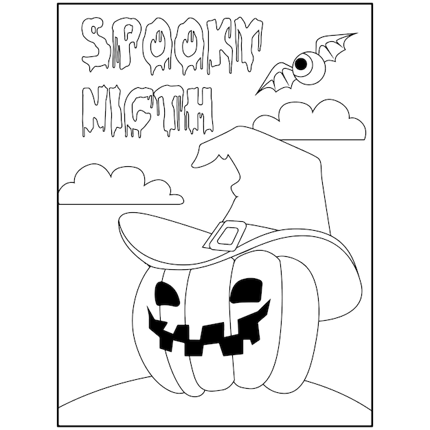 Disegni da colorare di halloween per bambini