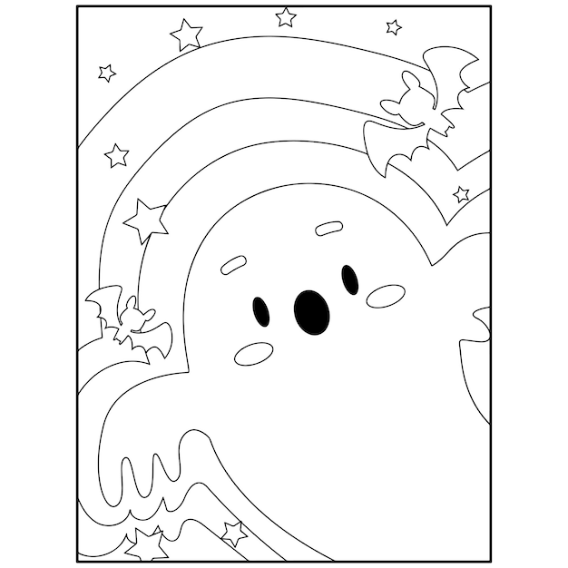 Disegni da colorare di halloween per bambini