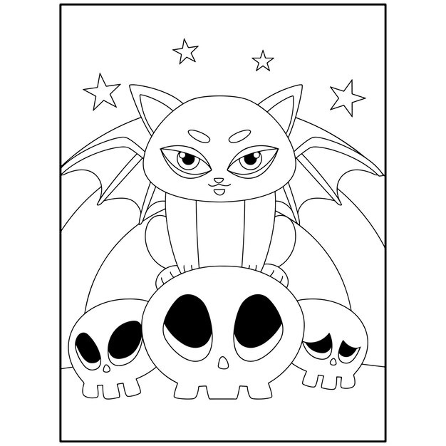 Halloween coloring pages for kids