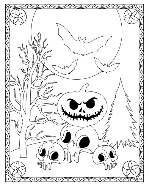 Halloween Coloring Pages for Kids