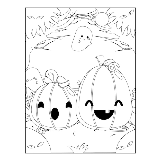 Halloween coloring pages for kids