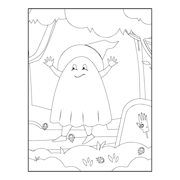 Disegni da colorare di halloween per bambini