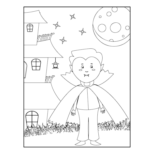 Halloween coloring pages for kids