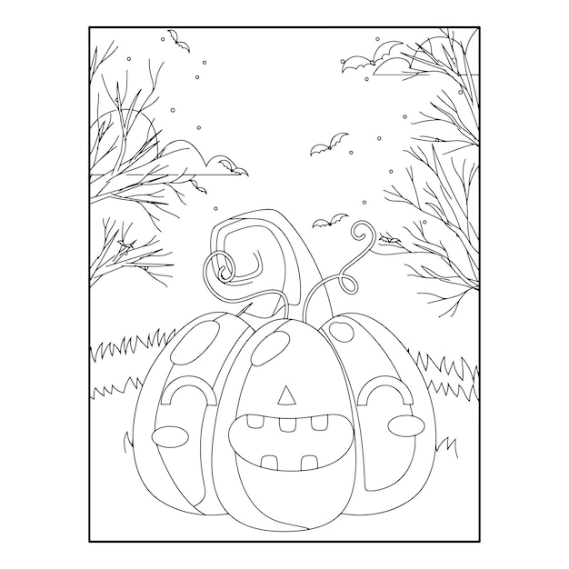 Halloween coloring pages for kids