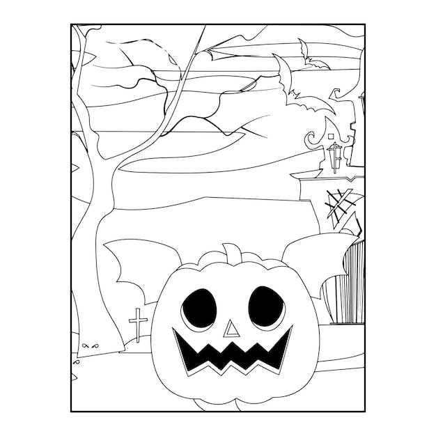 Halloween coloring pages for kids