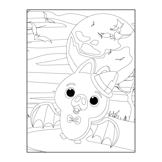 Halloween coloring pages for kids