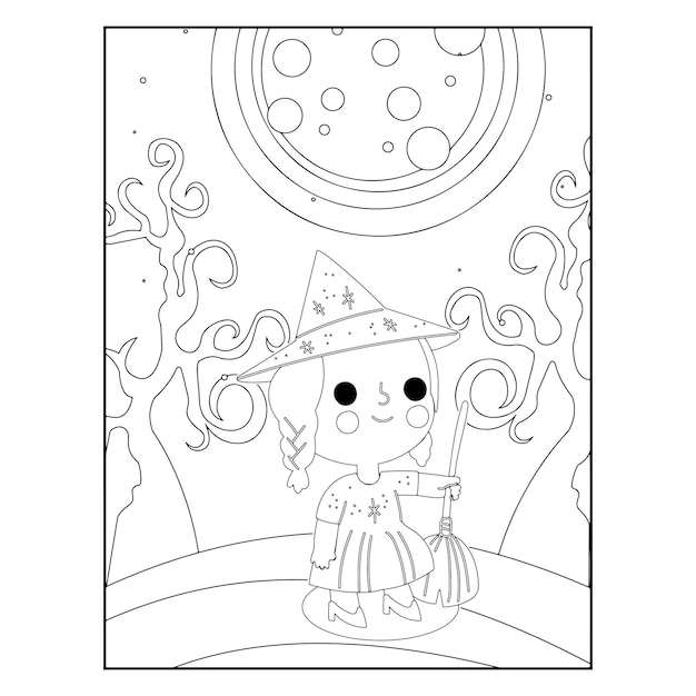 Halloween coloring pages for kids