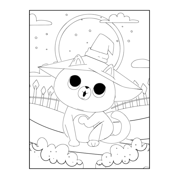 Halloween coloring pages for kids