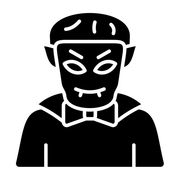 Vector halloween costume icon