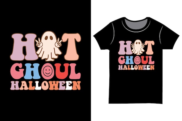 Halloween Craft Sublimation t shirt. Hot ghoul halloween.