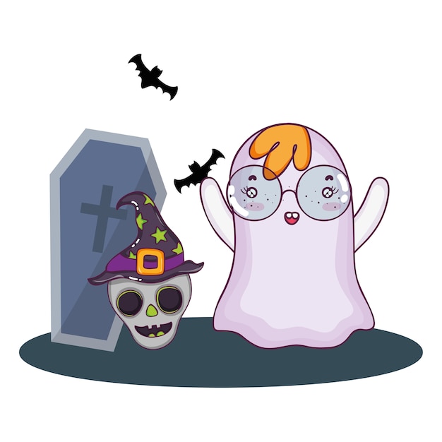 Halloween cute cartoons