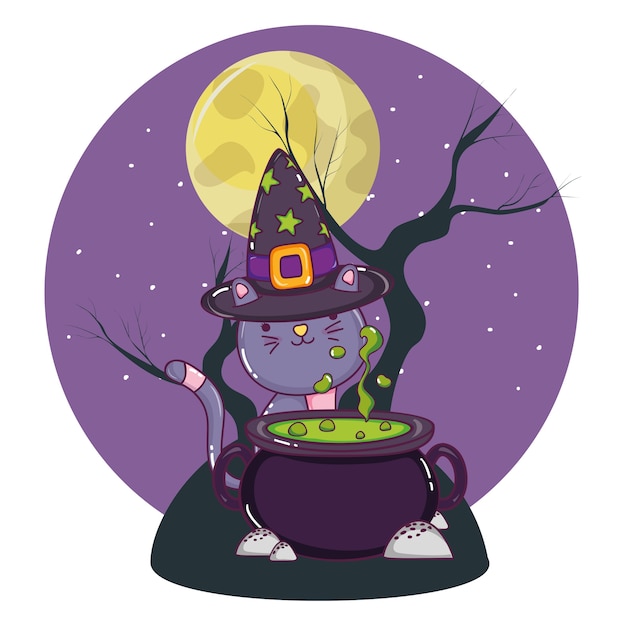 Vector halloween cute cartoons