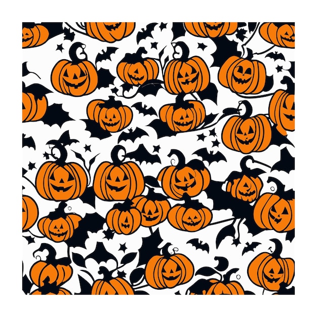 Halloween Cute Nursery Textile Pattern