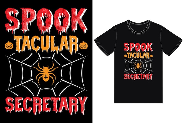 Halloween-dag T-shirtontwerp