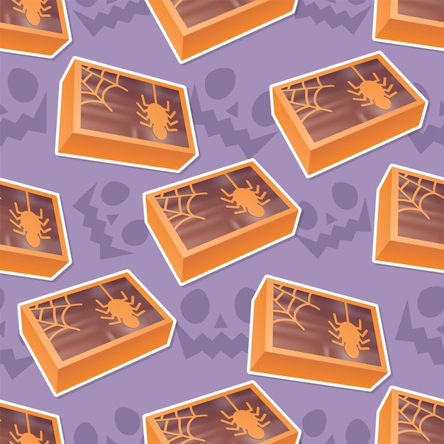 Halloween day seamless pattern