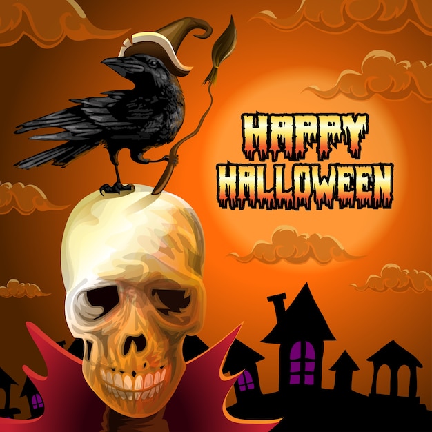 Vector halloween decor