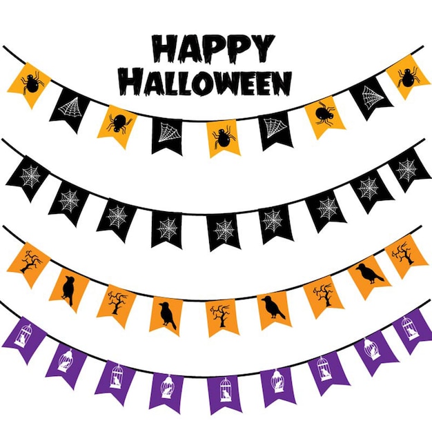 Halloween decoratie vector