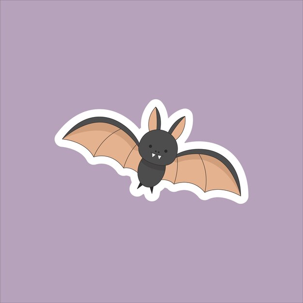 Vector halloween decoration bat