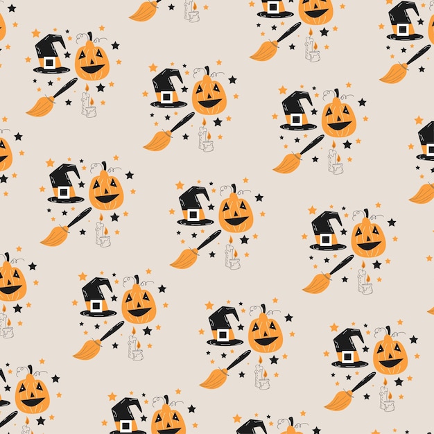 Halloween delicate pattern. vector design illustration