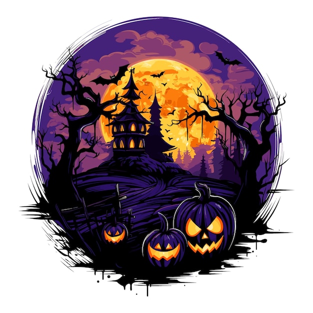 Halloween design vector pumpkin squash