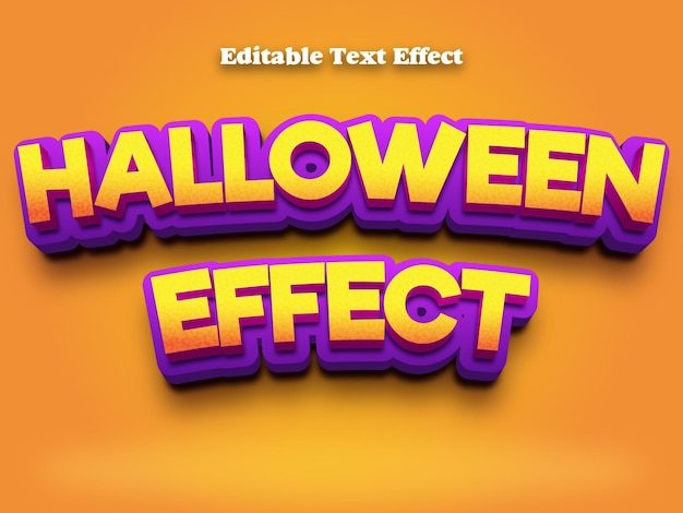 Halloween editable text effect