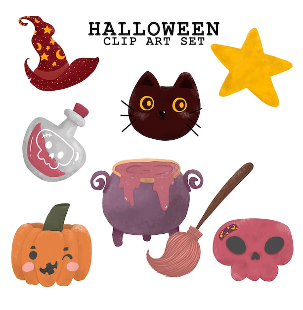 Halloween element illustratie