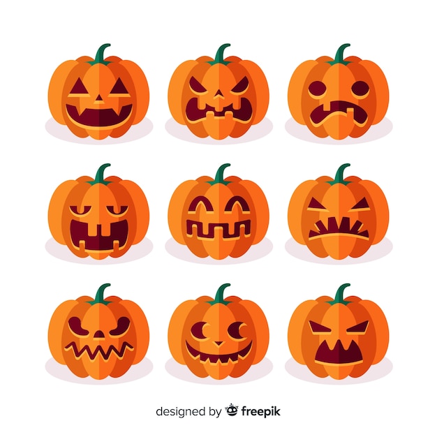 Raccolta di elementi di halloween